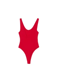 Cropp Koszulki, Topy*Czerwone body czerwony