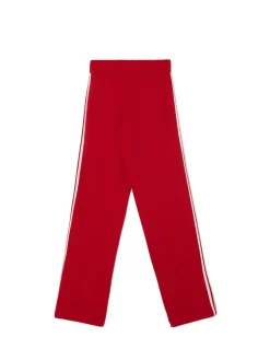 Cropp Spodnie*Czerwone spodnie z lampasami czerwony