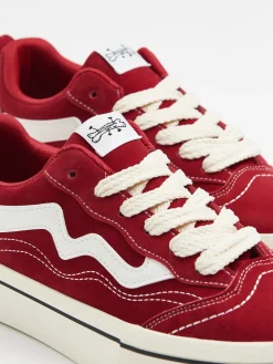 Cropp Sneakersy*Czerwone sportowe buty czerwony