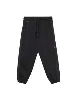 Cropp Spodnie*Dresowe joggery comfort fit z lampasami czarny
