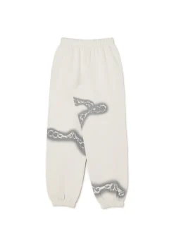 Cropp Spodnie|Sety*Dresowe joggery z motywem łańcucha jasnyszary