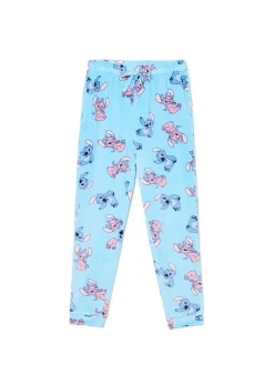 Cropp Piżamy*Dwuczęściowa piżama Stitch i Andzia błękitny