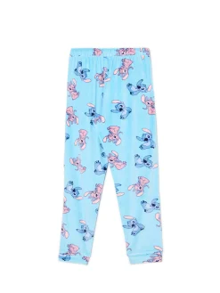 Cropp Piżamy*Dwuczęściowa piżama Stitch i Andzia błękitny