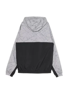 Cropp Kurtki, Płaszcze*Dwukolorowa kurtka z nadrukiem szary