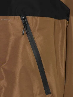 Cropp Kurtki, Płaszcze*Dwukolorowa lekka kurtka z kapturem brązowy