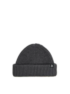 Cropp Czapki|Basic*Dzianinowa czapka short beanie jasnyszary