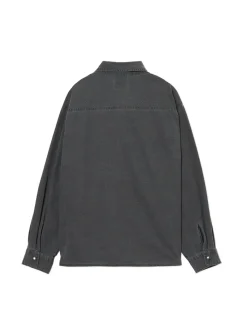 Cropp Koszule*Gładka koszula z efektem sprania czarny