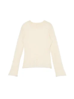 Cropp Swetry*Gładki sweter kremowy