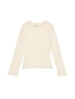 Cropp Swetry*Gładki sweter kremowy