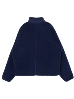 Cropp Bluzy*Granatowa bluza sherpa surowygranatowy