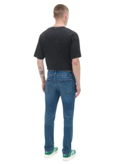 Cropp Jeansy*Granatowe jeansy slim granatowy