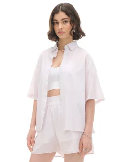 Cropp Koszule, Bluzki|Sety*Jasna koszula w paski beżowy