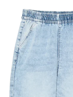 Cropp Jeansy*Jasne jeansowe joggery błękitny