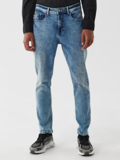 Cropp Jeansy*Jasne jeansy carrot niebieski