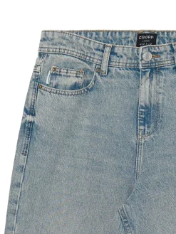 Cropp Jeansy*Jasne jeansy loose niebieski