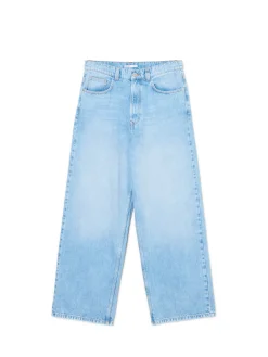 Cropp Jeansy*Jasne jeansy super baggy niebieski