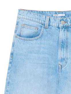 Cropp Jeansy*Jasne jeansy super baggy niebieski