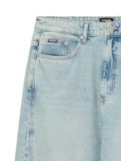 Cropp Jeansy|Baggy*Jasne jeansy super baggy niebieski