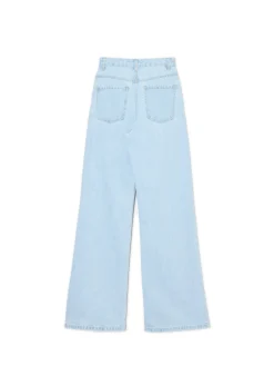Cropp Jeansy*Jasne jeansy wide leg TALL niebieski