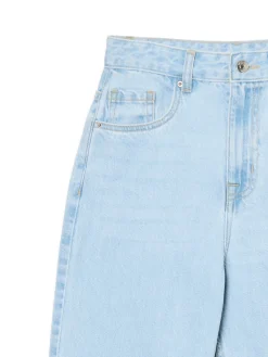 Cropp Jeansy*Jasne jeansy wide leg TALL niebieski