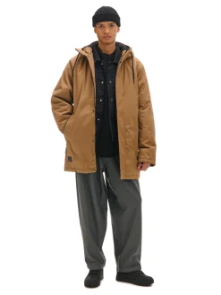 Cropp Kurtki Zimowe|Kurtki, Płaszcze*Jasno płaszcz z kapturem brązowy