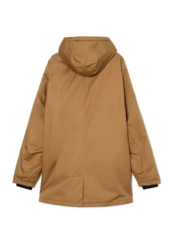 Cropp Kurtki Zimowe|Kurtki, Płaszcze*Jasno płaszcz z kapturem brązowy