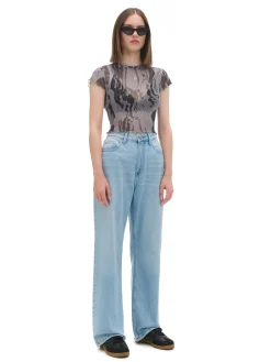 Cropp Jeansy*Jasnoe jeansy baggy niebieski