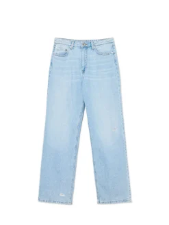 Cropp Jeansy*Jasnoe jeansy baggy niebieski