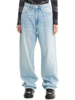 Cropp Jeansy*Jasnoe jeansy wide leg niebieski