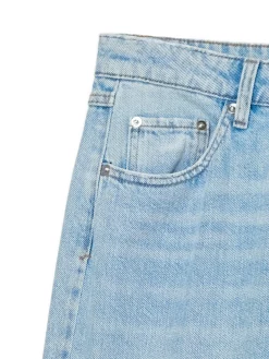 Cropp Jeansy*Jasnoe jeansy wide leg niebieski