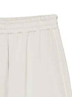Cropp Spodnie*Jasnoszare dresowe joggery z naszywkami jasnyszary