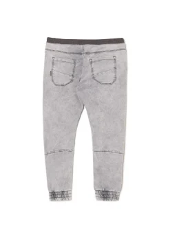 Cropp Jeansy*Jasnoszare jeansowe joggery chino jasnyszary