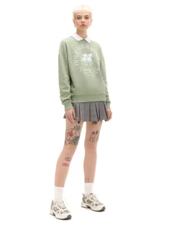 Cropp Bluzy*Jasnozielona bluza z kołnierzykiem zielony