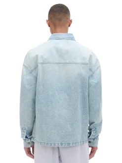 Cropp Denim|Koszule*Jeansowa koszula retro niebieski