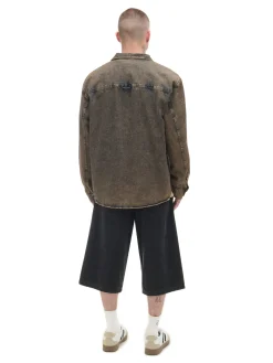 Cropp Denim|Koszule*Jeansowa koszula vintage szary