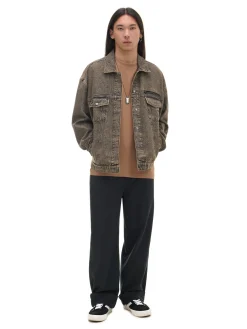 Cropp Kurtki, Płaszcze|Denim*Jeansowa kurtka katanka oversize brązowy