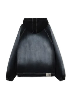 Cropp Kurtki, Płaszcze|Denim*Jeansowa kurtka z efektem przetarcia czarny