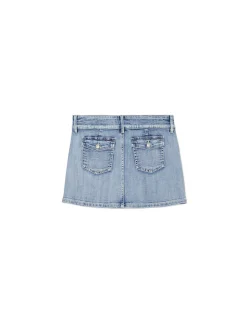 Cropp Spódnice*Jeansowa spódnica mini niebieski