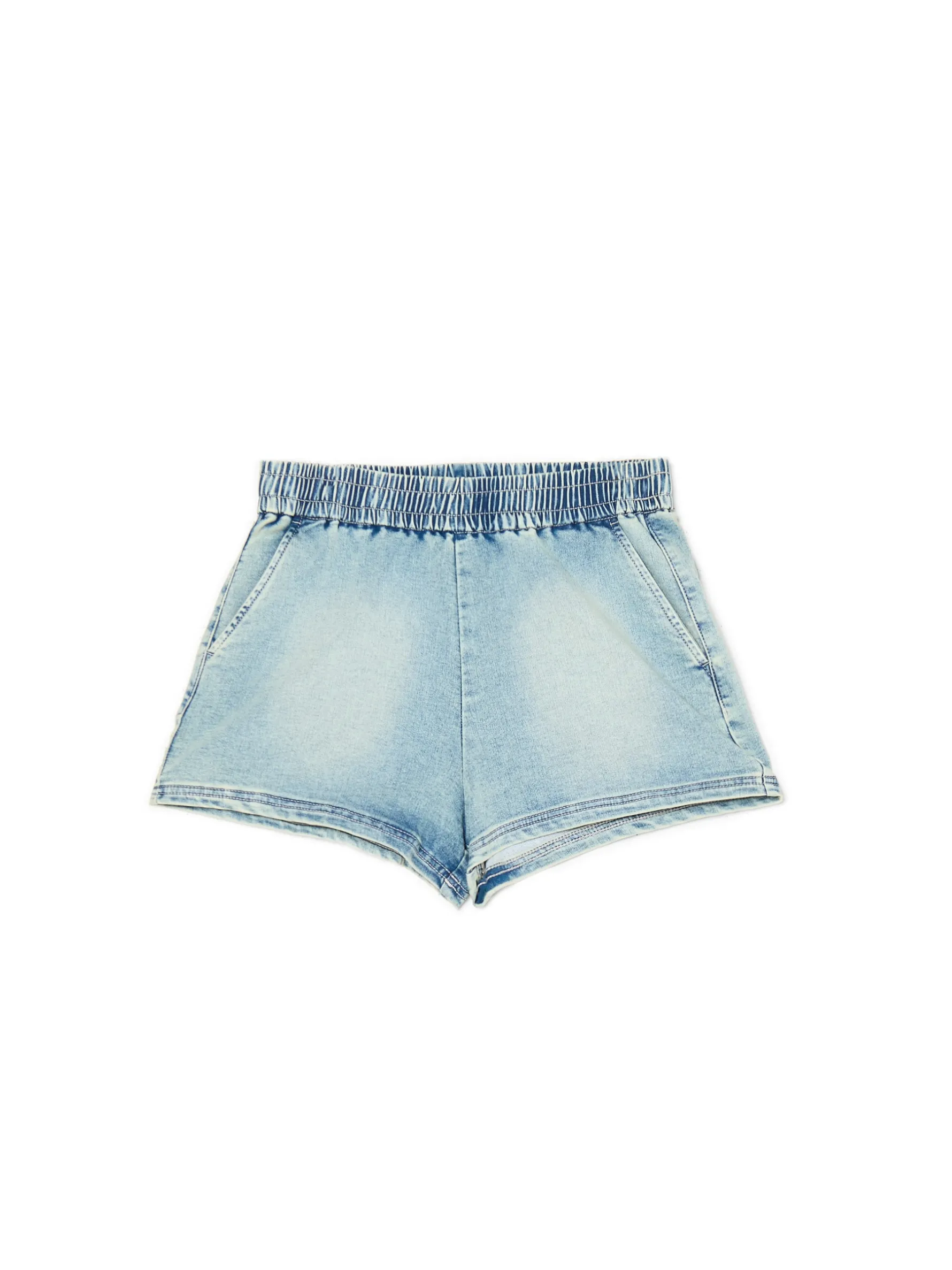 Cropp Sety*Jeansowe krótkie bermudy błękitny