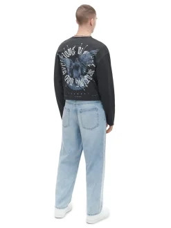 Cropp Jeansy|Baggy*Jeansy baggy niebieski