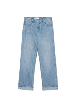 Cropp Jeansy*Jeansy baggy w stylu vintage niebieski