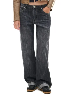 Cropp Jeansy*Jeansy baggy w stylu vintage szary