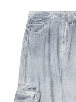 Cropp Jeansy*Jeansy baggy z efektem sprania jasnyszary