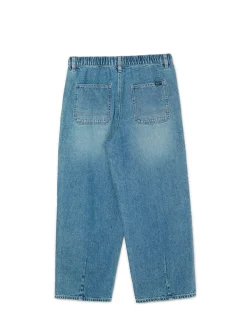 Cropp Jeansy*Jeansy skater z gumą w pasie niebieski