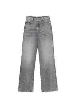 Cropp Jeansy*Jeansy straight z wysokim stanem jasnyszary