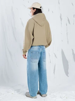 Cropp Jeansy|Baggy*Jeansy super baggy niebieski