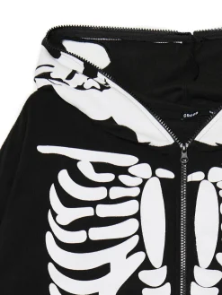 Cropp Snuddie, Onesie|Cozy*Jednoczęściowa piżama onesie z kościotrupem czarny