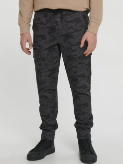 Cropp Spodnie*Joggery z kieszeniami cargo szary