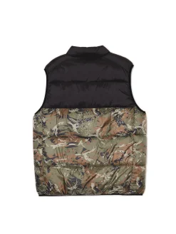 Cropp Kurtki, Płaszcze*Kamizelka z militarnym wzorem zielony