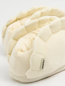 Cropp Kapcienew|Cozy*Kapcie pierogi kremowy